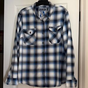 DIXXON Women’s Black and Blue Plaid Shirt
